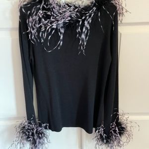 Ladies pull over sweater